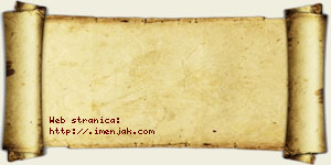 Brnča Perunac vizit kartica